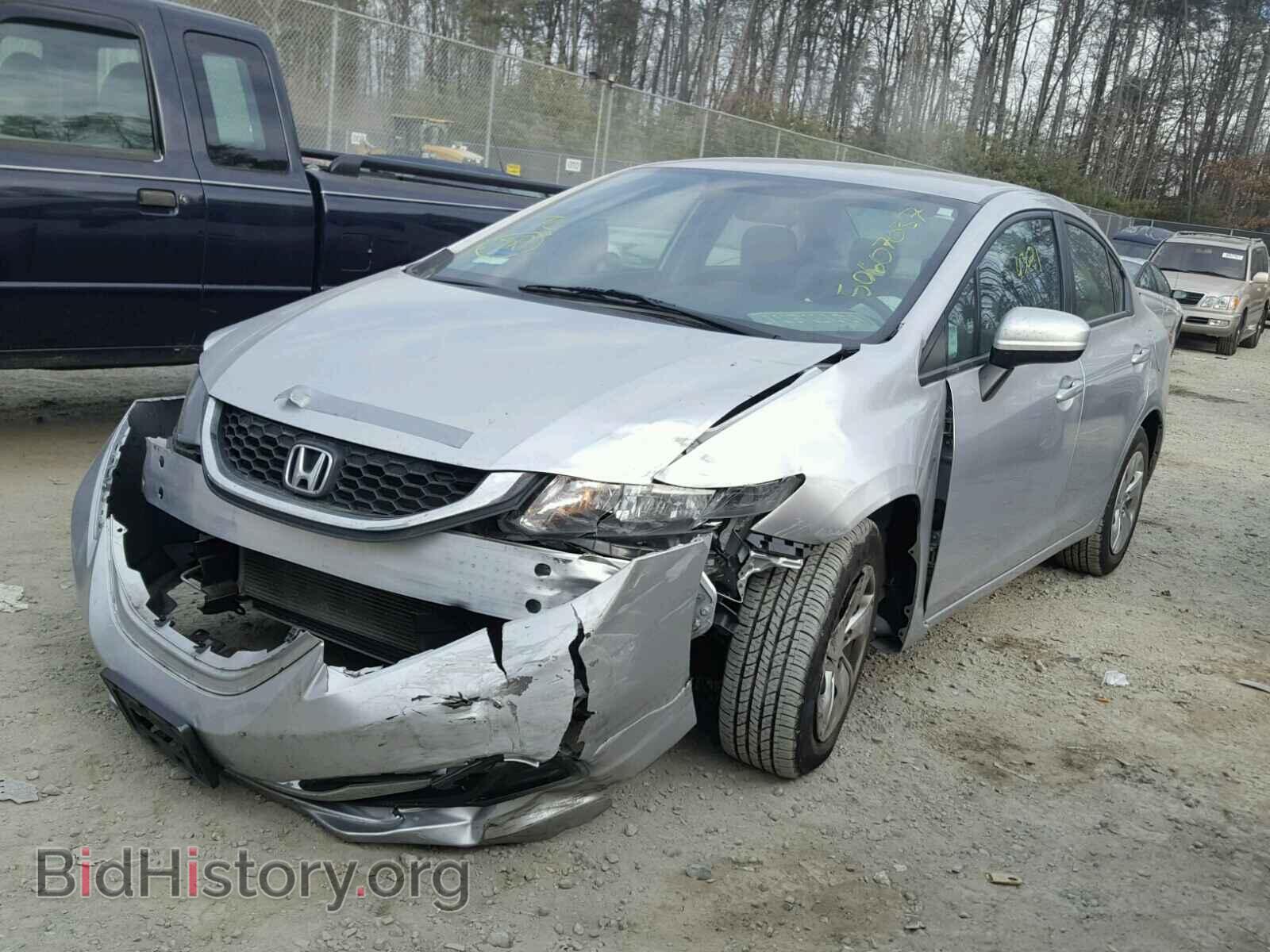 2014 HONDA CIVIC - VIN: 19XFB2F55EE244423 - Фото 2
