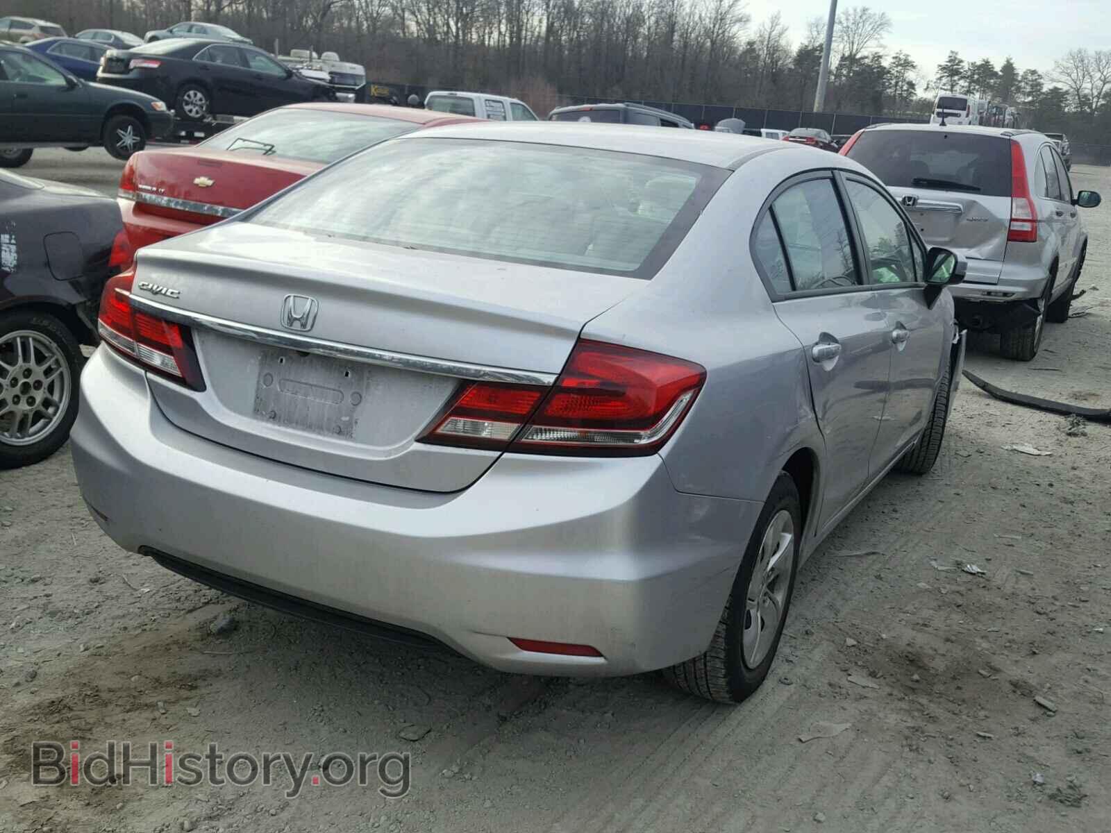 2014 HONDA CIVIC - VIN: 19XFB2F55EE244423 - Фото 4