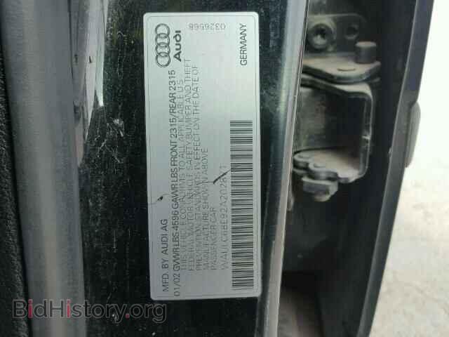 2002 AUDI A4 - VIN: WAULC68E92A202871 - Photo 10
