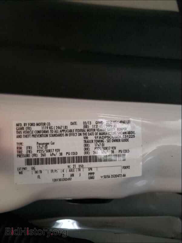2013 FORD CMAX - VIN: 1FADP5CUXDL531225 - Photo 10