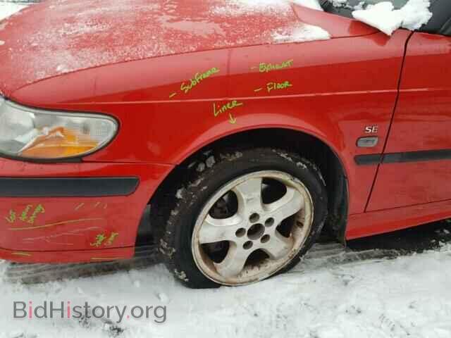 2001 SAAB 9 3 - VIN: YS3DF78K317000686 - Фото 9
