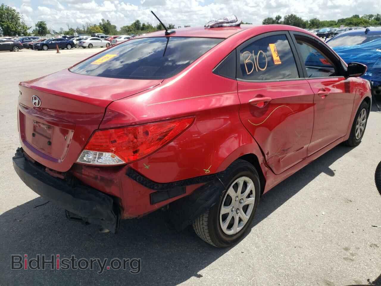 2014 HYUNDAI ACCENT - VIN: KMHCT4AE7EU721305 - Фото 4