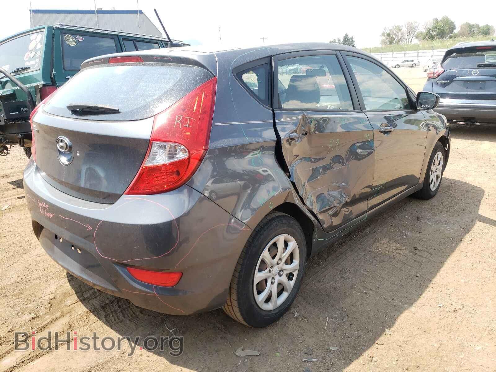 2012 HYUNDAI ACCENT - VIN: KMHCT5AE2CU046661 - Фото 4