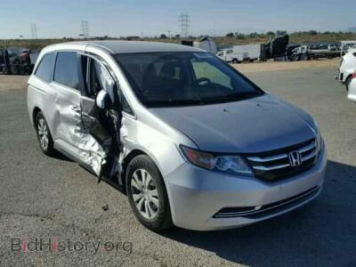 2014 Honda ODYSSEY Odyssey EX, silver — VIN 5FNRL5H44EB105202, Copart