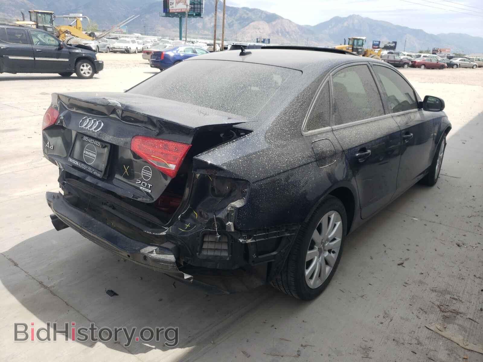 2013 AUDI A4 - VIN: WAUBFAFL8DN028567 - Фото 4