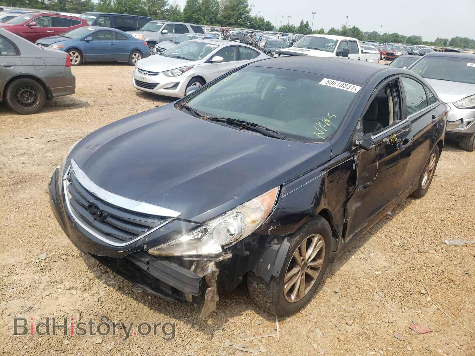 2014 HYUNDAI SONATA - VIN: 5NPEB4ACXEH817454 - Фото 2
