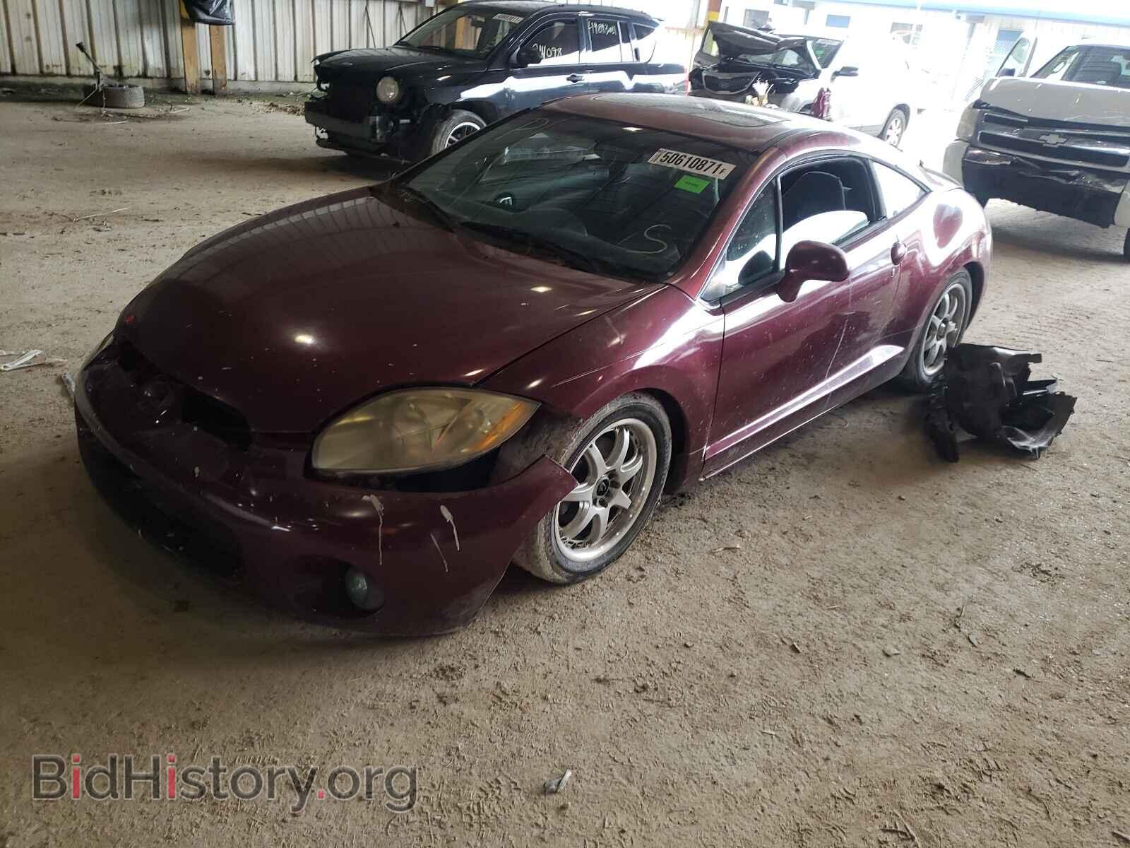 2006 MITSUBISHI ECLIPSE - VIN: 4A3AK24F56E024375 - Фото 2