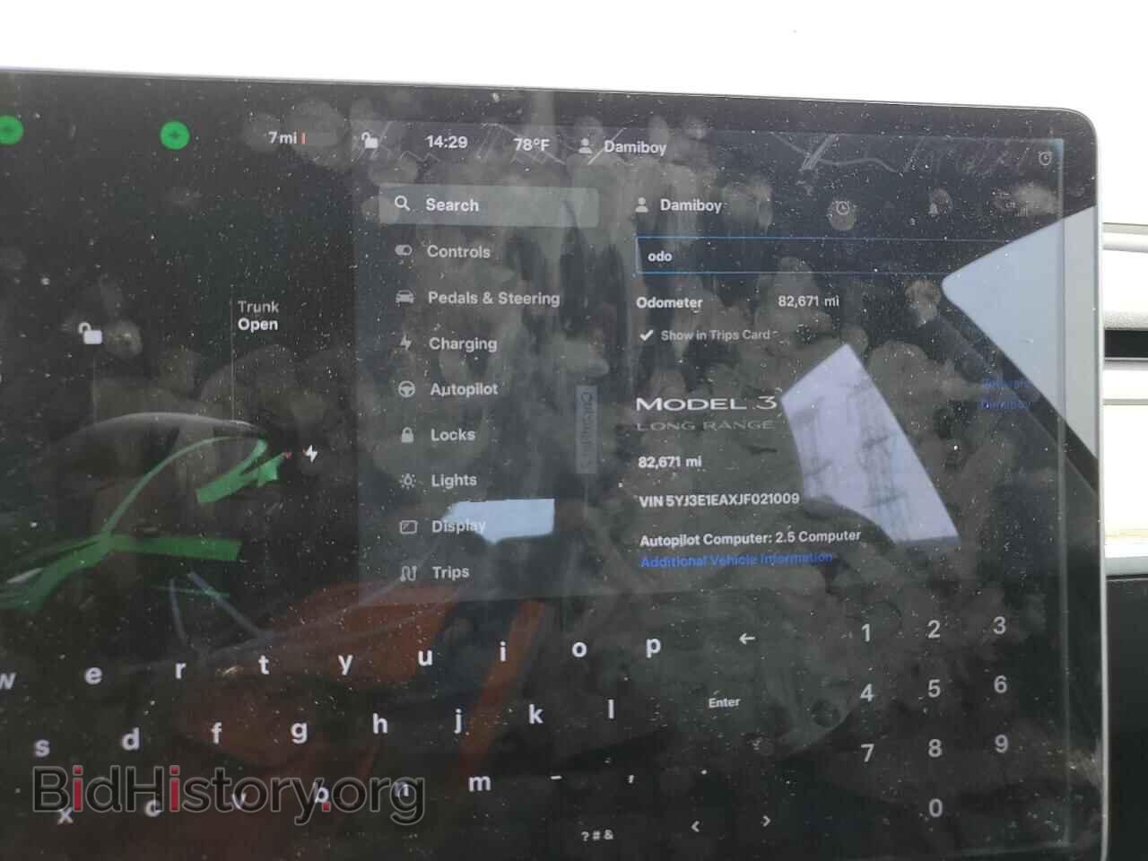 2018 TESLA MODEL 3 - VIN: 5YJ3E1EAXJF021009 - Photo 9