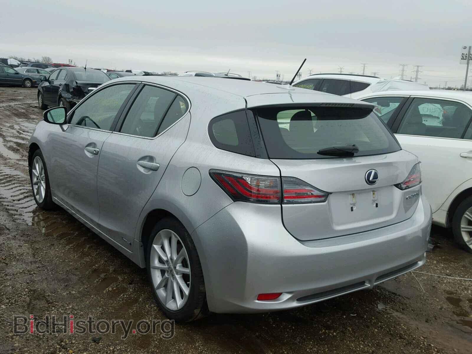 2012 LEXUS CT 200 - VIN: JTHKD5BH8C2099672 - Фото 3