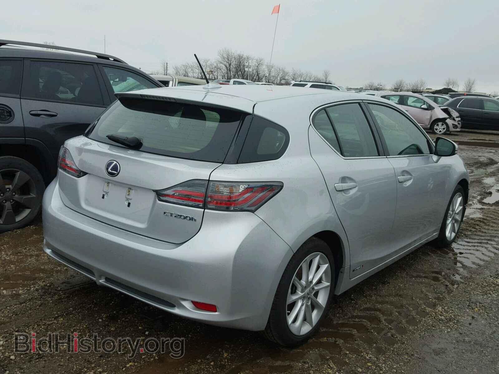 2012 LEXUS CT 200 - VIN: JTHKD5BH8C2099672 - Фото 4