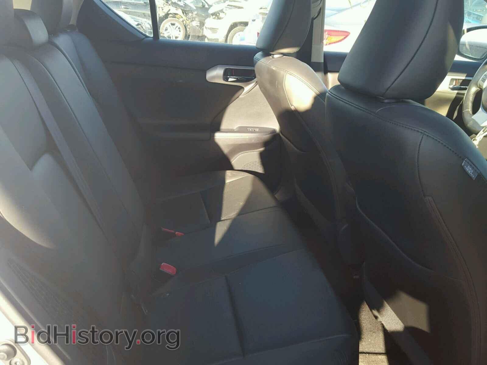 2012 LEXUS CT 200 - VIN: JTHKD5BH8C2099672 - Фото 6