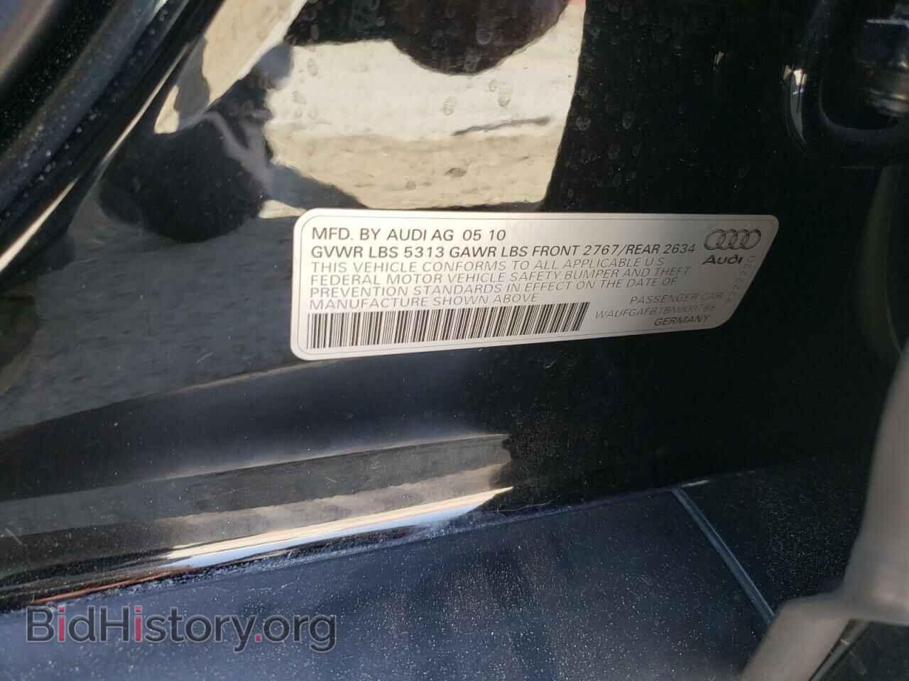 2011 AUDI A6 - VIN: WAUFGAFB1BN000788 - Фото 10