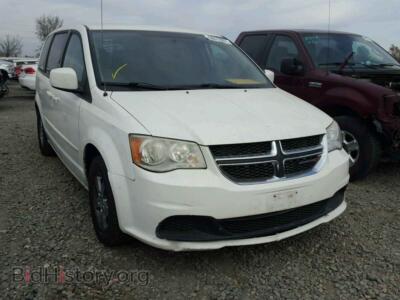 2012 Dodge CARAVAN Grand Cara, белый — VIN 2C4RDGCG2CR310058, Copart