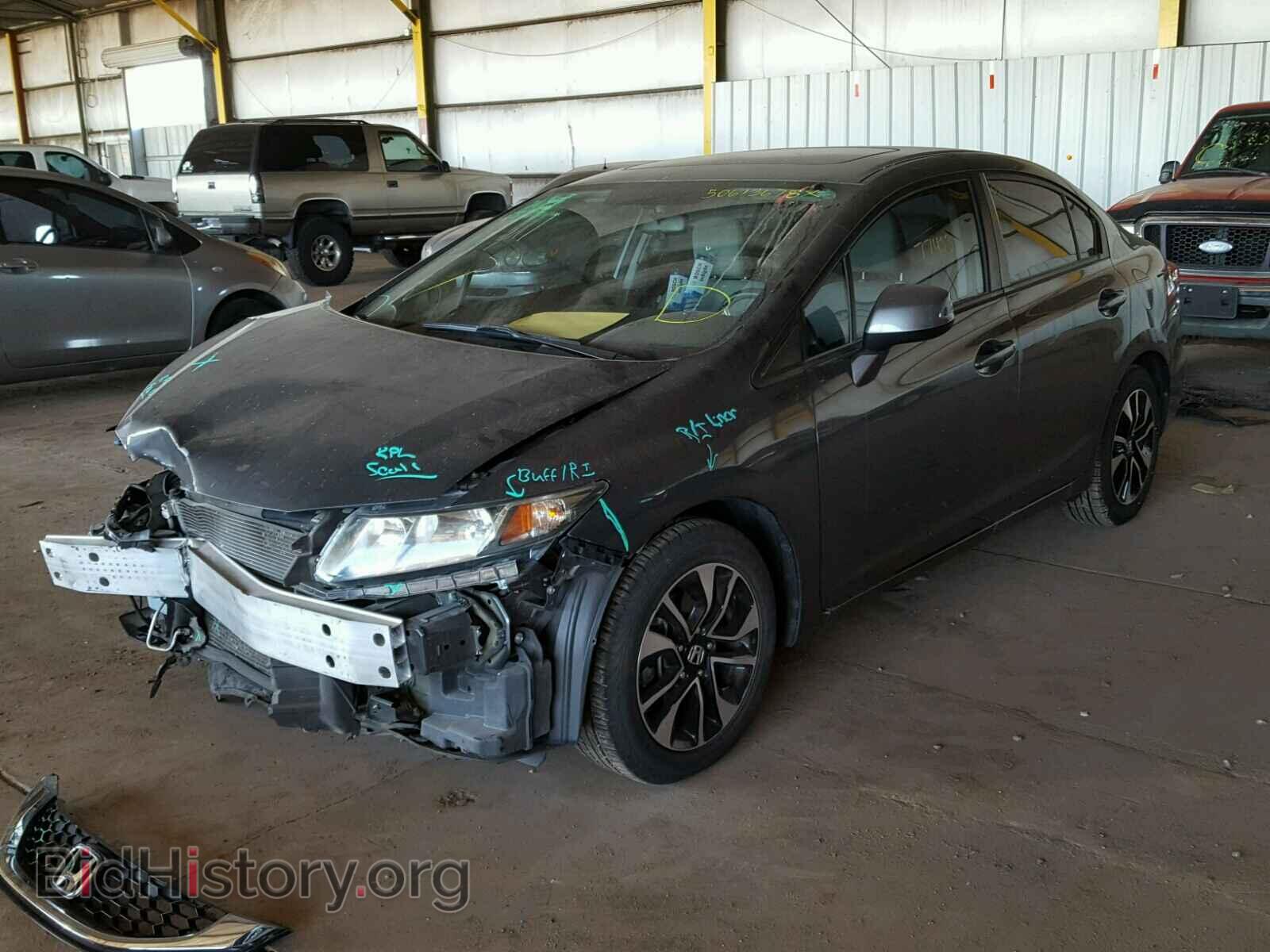 2013 HONDA CIVIC - VIN: 2HGFB2F88DH543841 - Фото 2