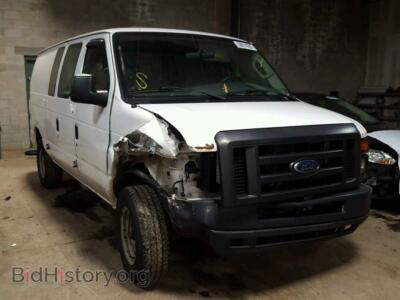 2008 Ford ECONOLINE, white — VIN 1FTNE24W78DA81259, Copart
