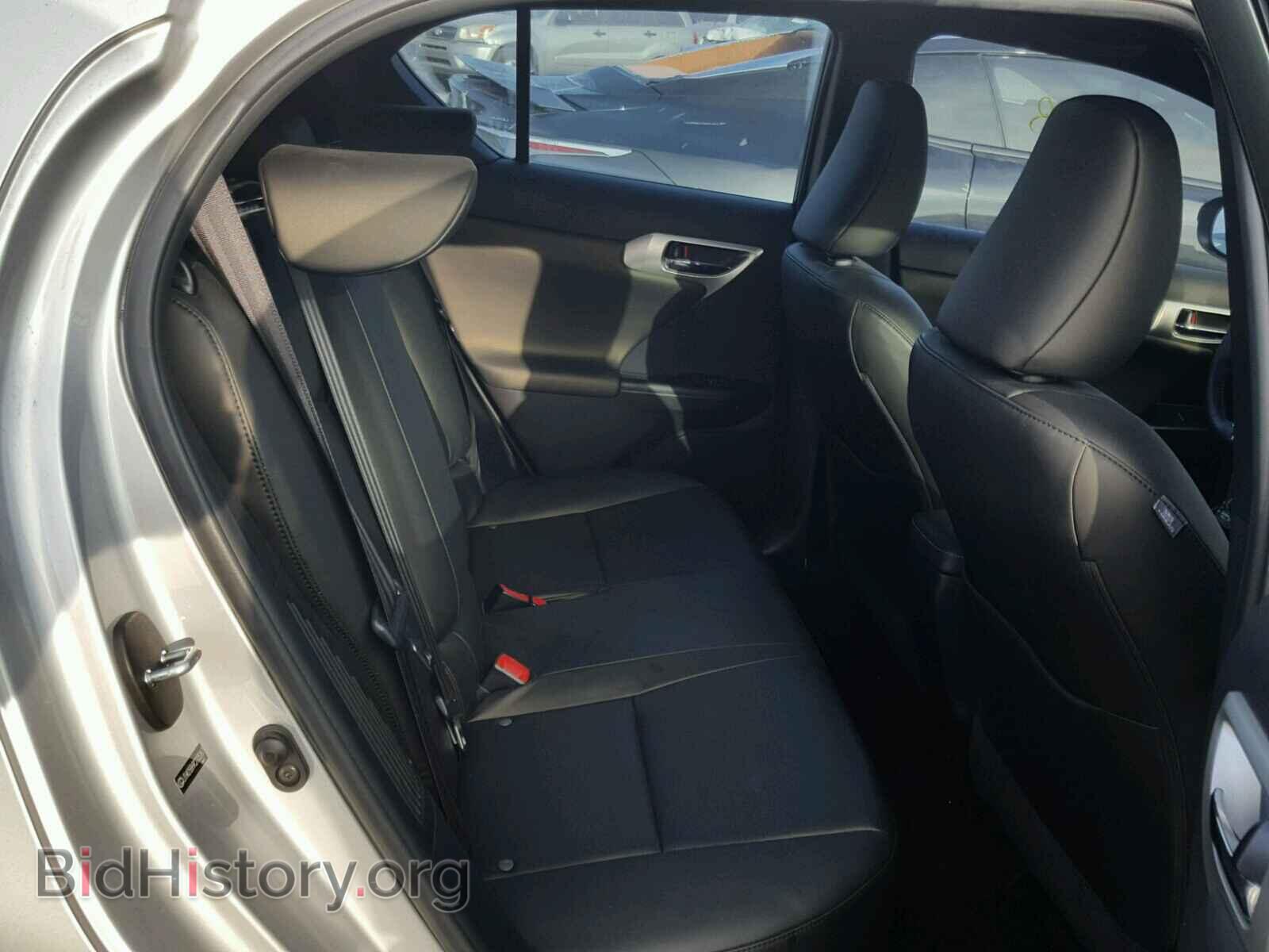 2012 LEXUS CT 200 - VIN: JTHKD5BH9C2105267 - Фото 6
