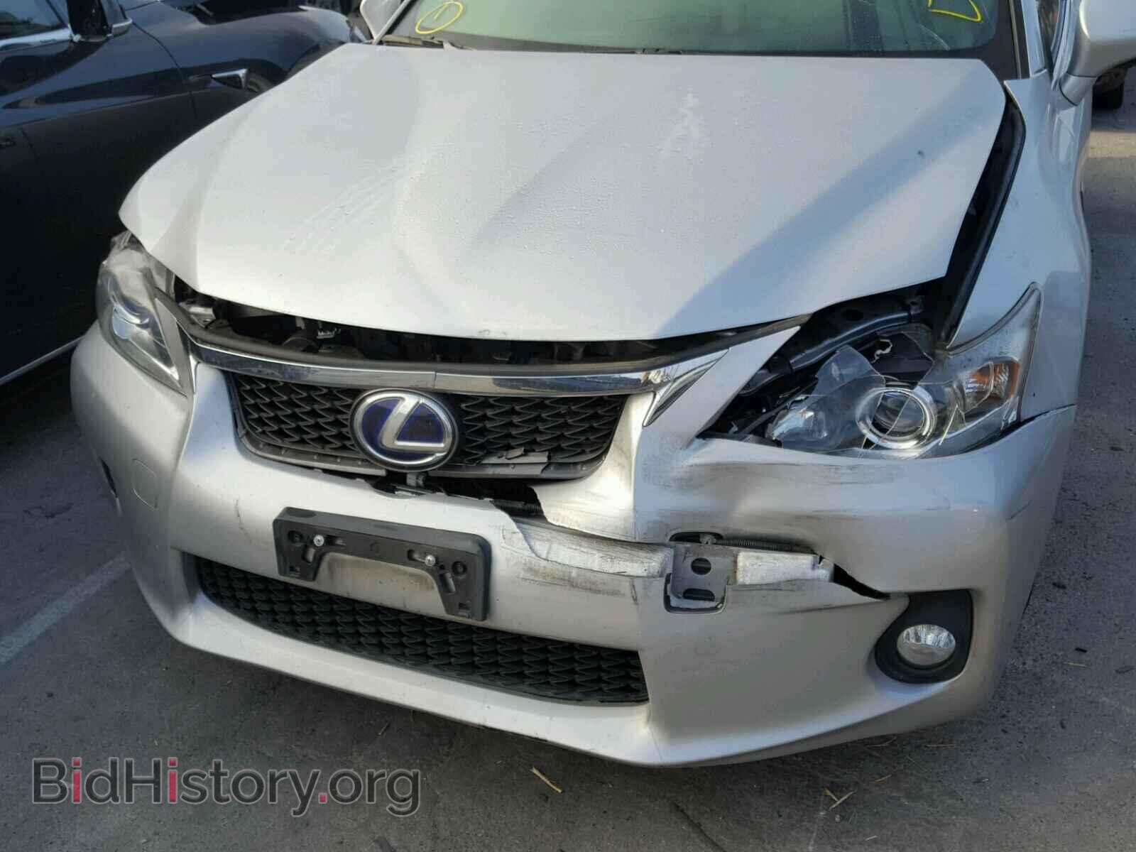 2012 LEXUS CT 200 - VIN: JTHKD5BH9C2105267 - Фото 9