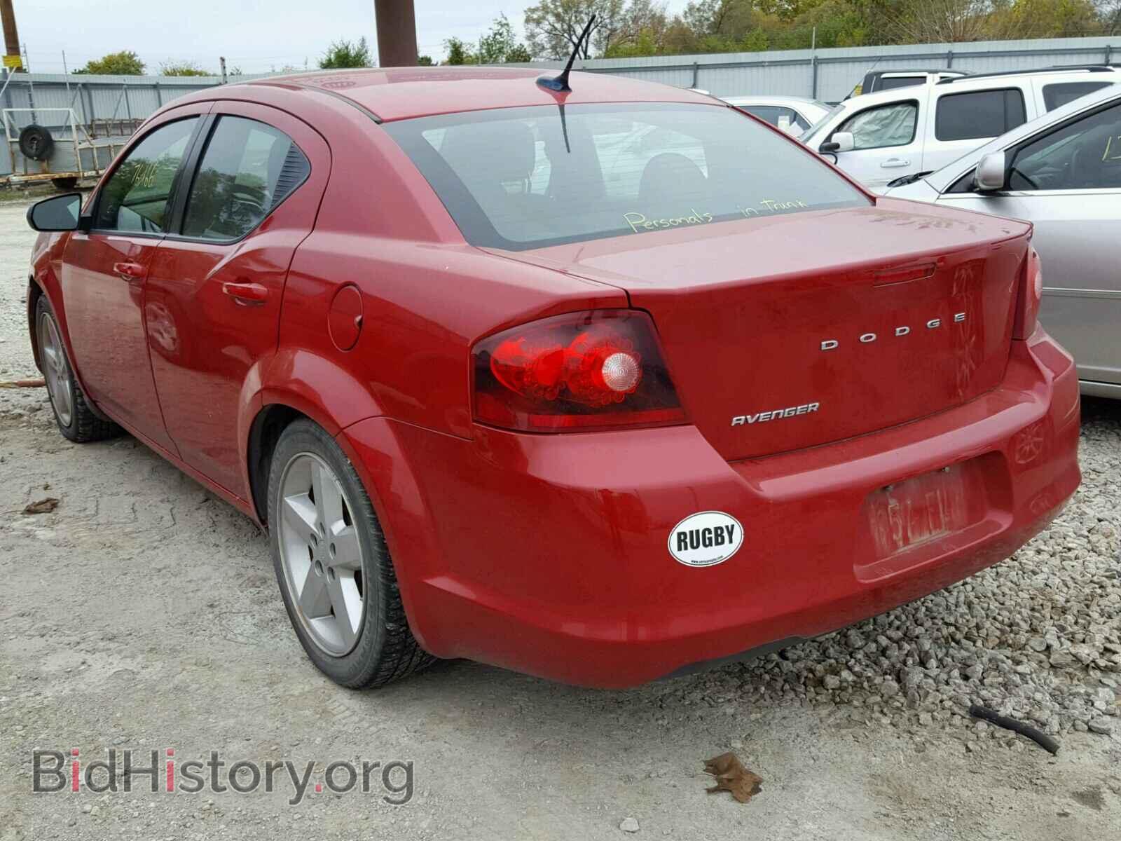 2013 DODGE AVENGER - VIN: 1C3CDZABXDN564628 - Фото 3