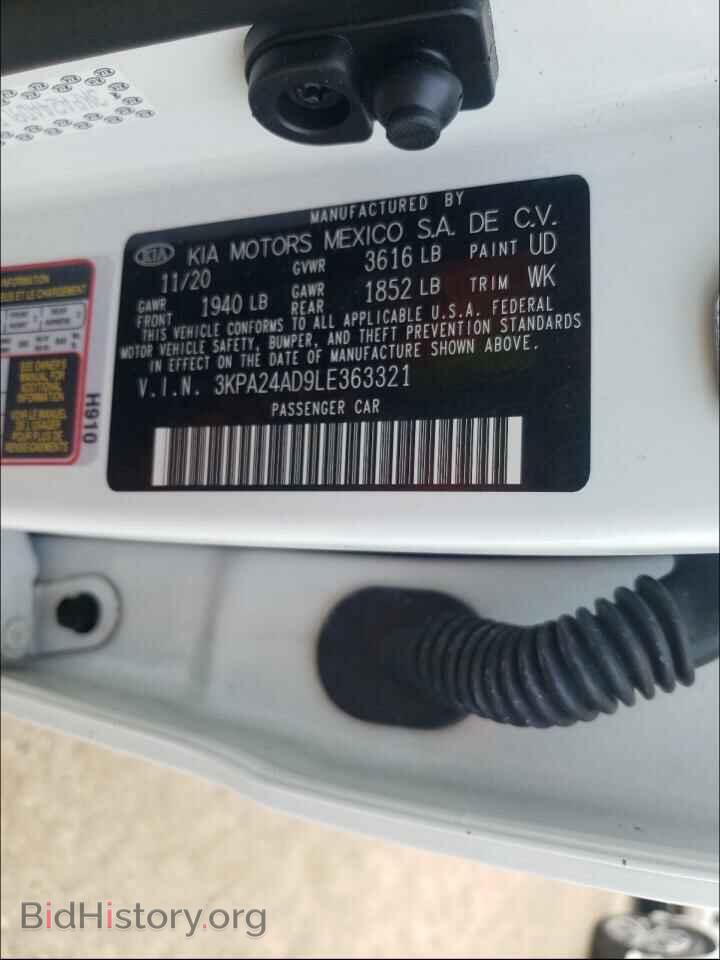 2020 KIA RIO - VIN: 3KPA24AD9LE363321 - Фото 10