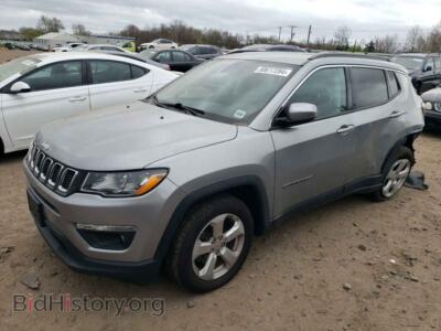 2020 Jeep COMPASS Latitude, silver — VIN 3C4NJDBB2LT196930, Copart