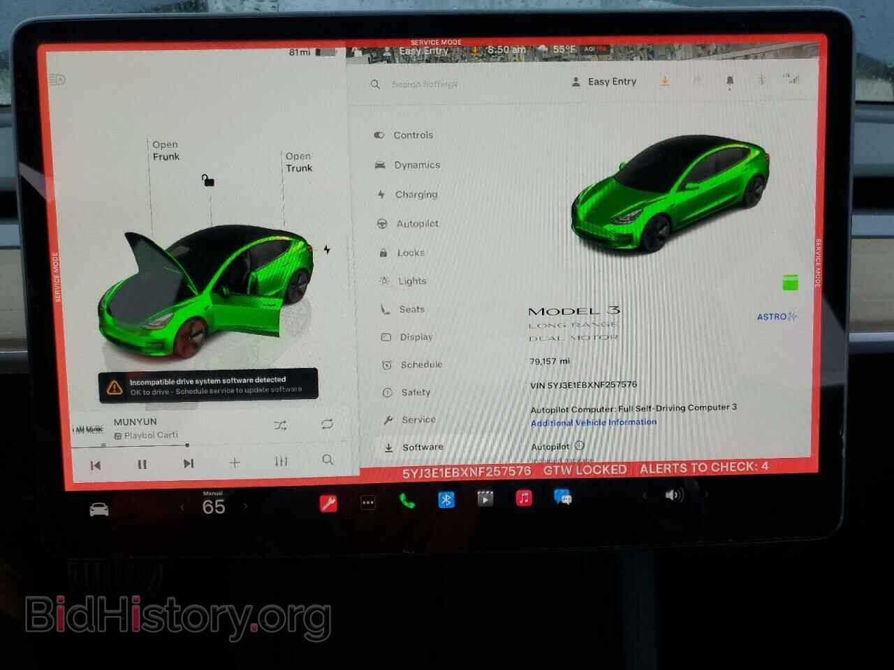 2022 TESLA MODEL 3 - VIN: 5YJ3E1EBXNF257576 - Фото 9