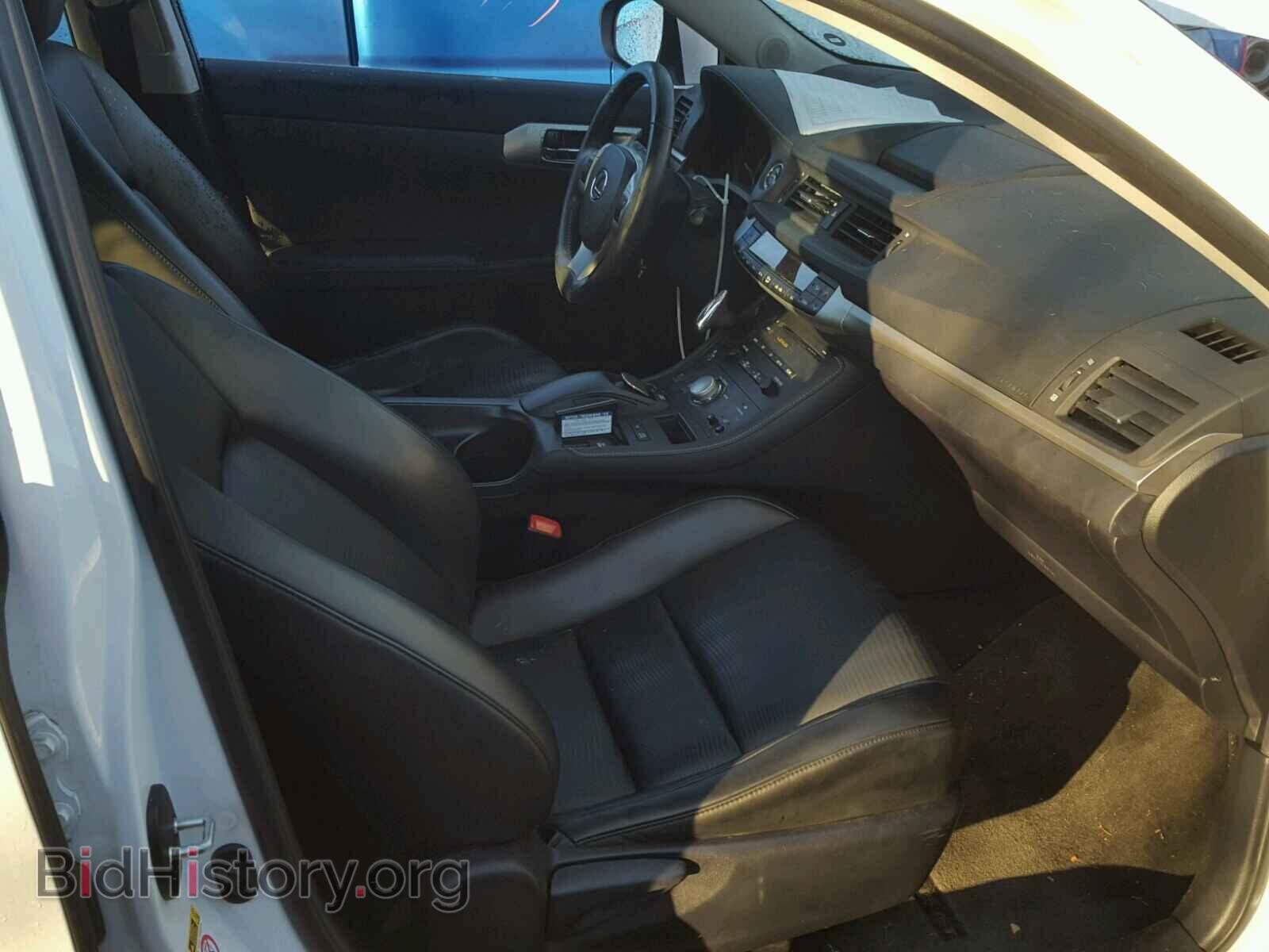 2012 LEXUS CT 200 - VIN: JTHKD5BH8C2073556 - Фото 5