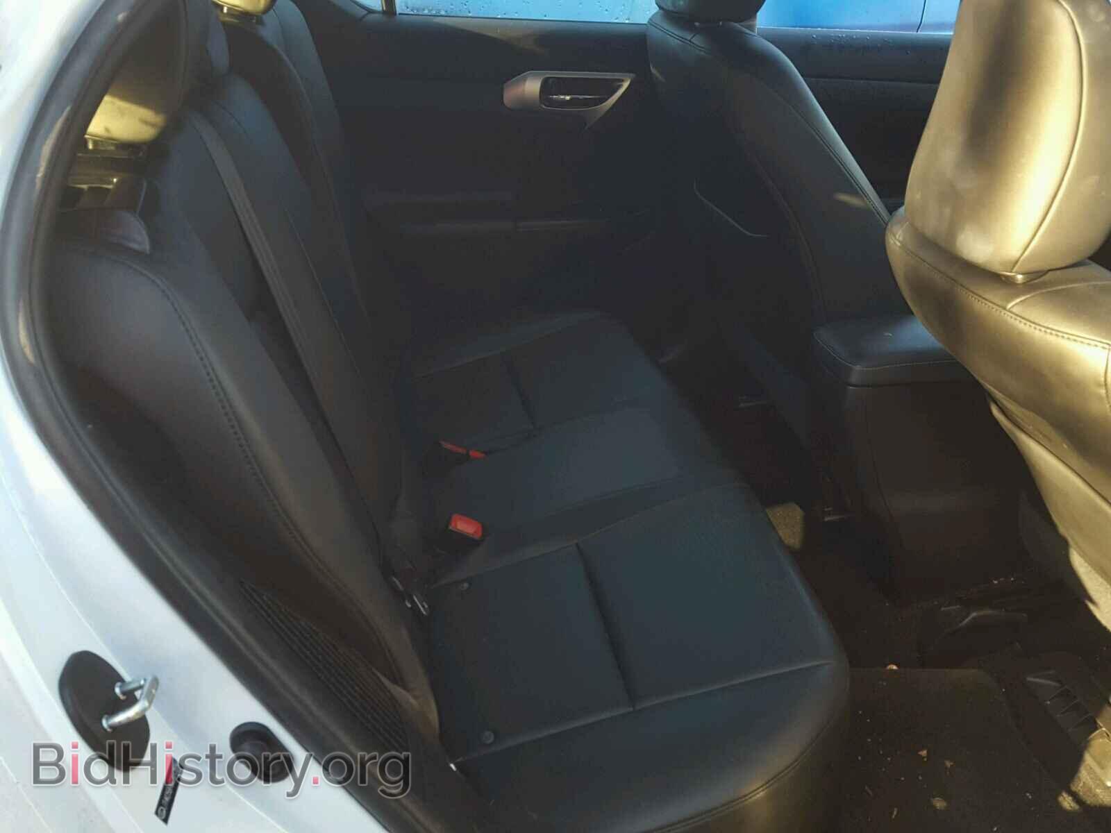 2012 LEXUS CT 200 - VIN: JTHKD5BH8C2073556 - Фото 6