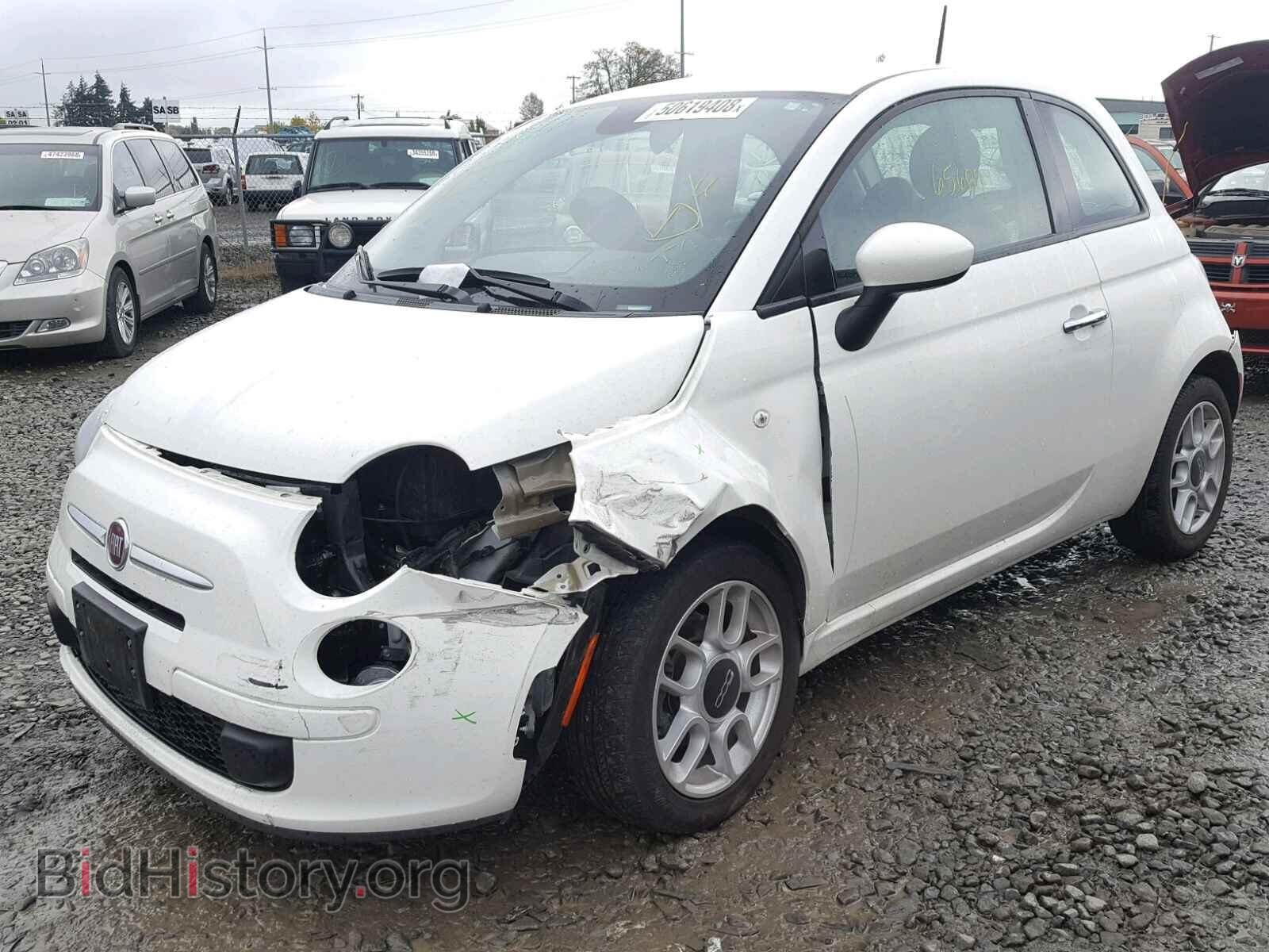 2015 FIAT 500 - VIN: 3C3CFFAR0FT598375 - Фото 2