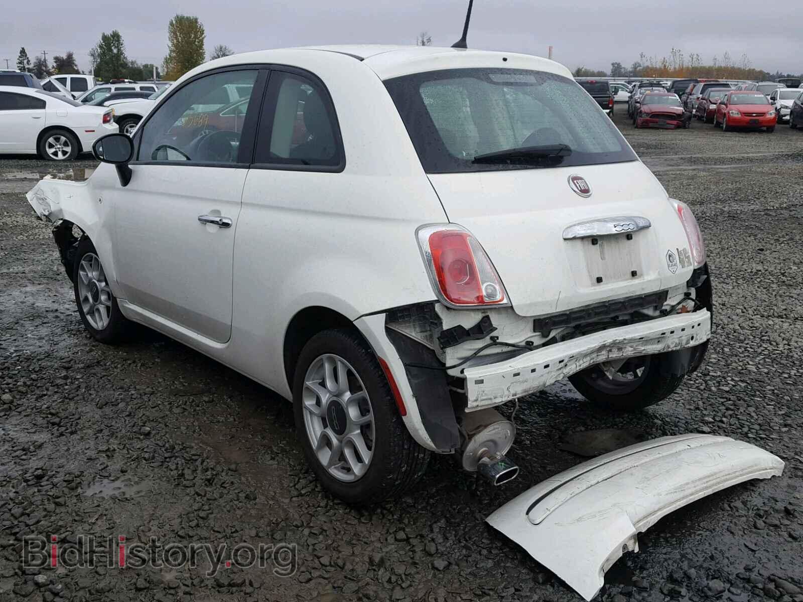 2015 FIAT 500 - VIN: 3C3CFFAR0FT598375 - Фото 3