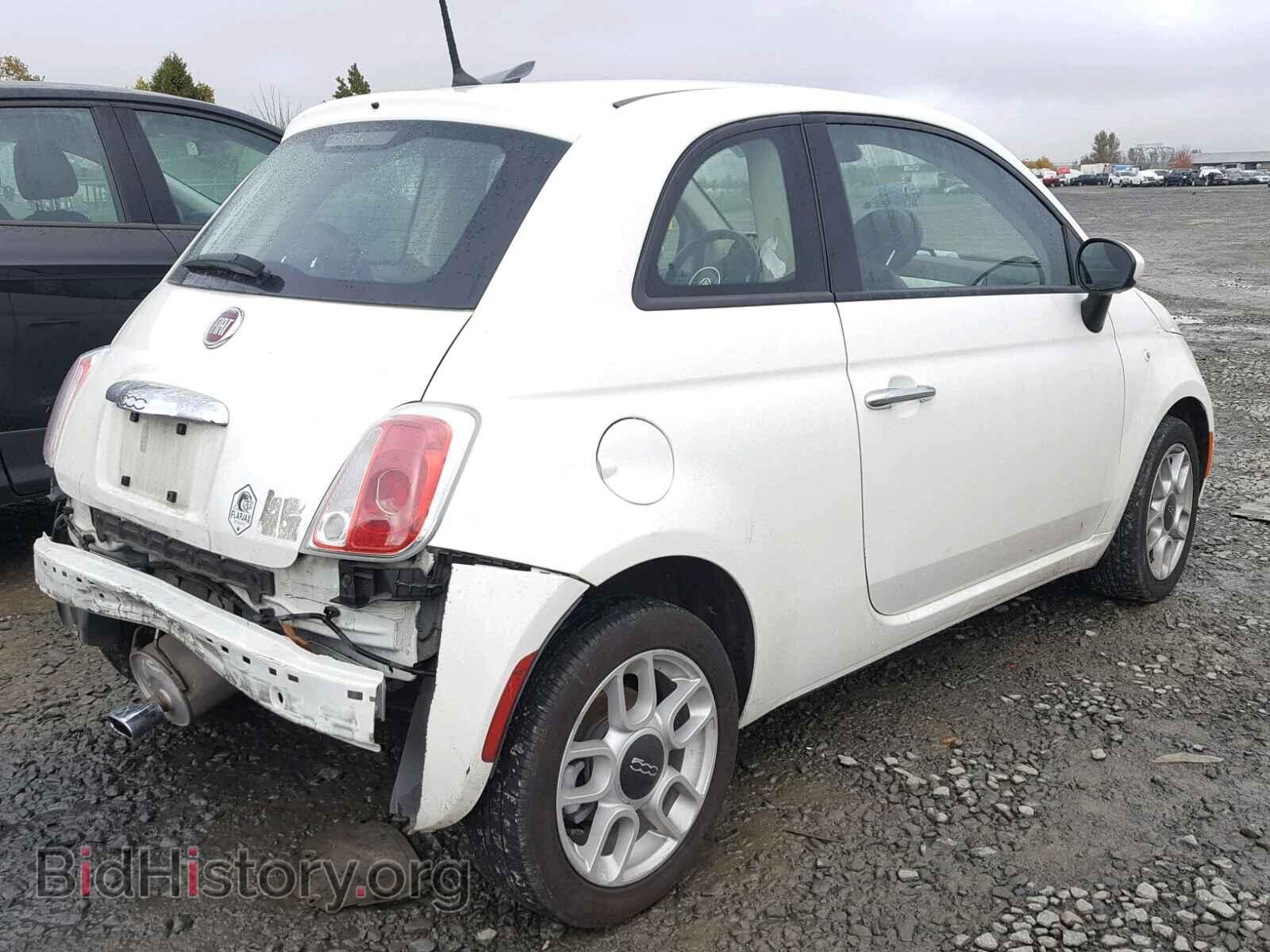2015 FIAT 500 - VIN: 3C3CFFAR0FT598375 - Фото 4