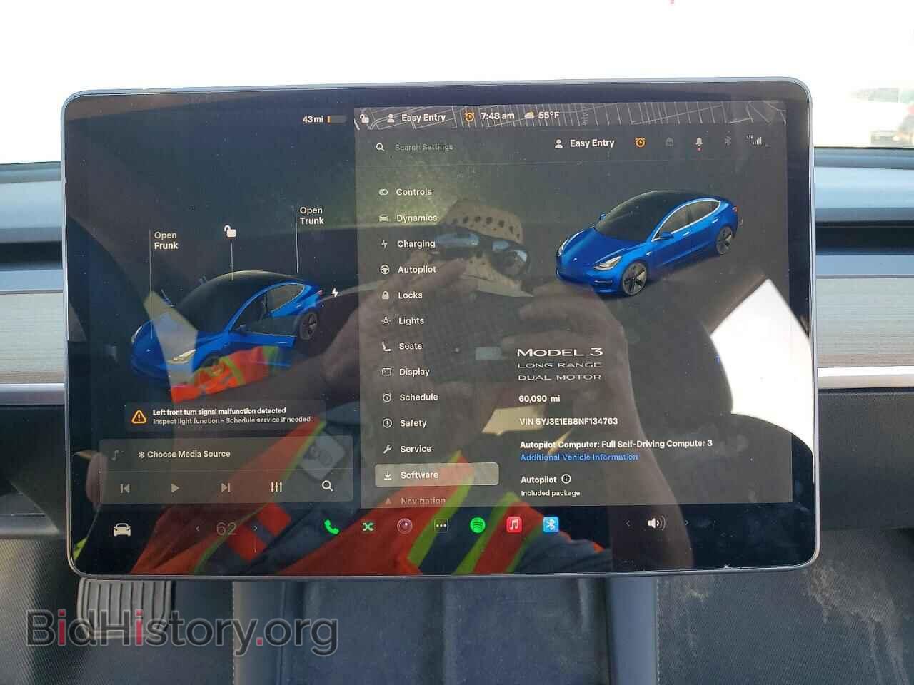 2022 TESLA MODEL 3 - VIN: 5YJ3E1EB8NF134763 - Photo 9