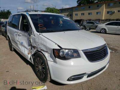 2014 Chrysler MINIVAN Town & COU, white — VIN 2C4RC1HG9ER189511, Copart