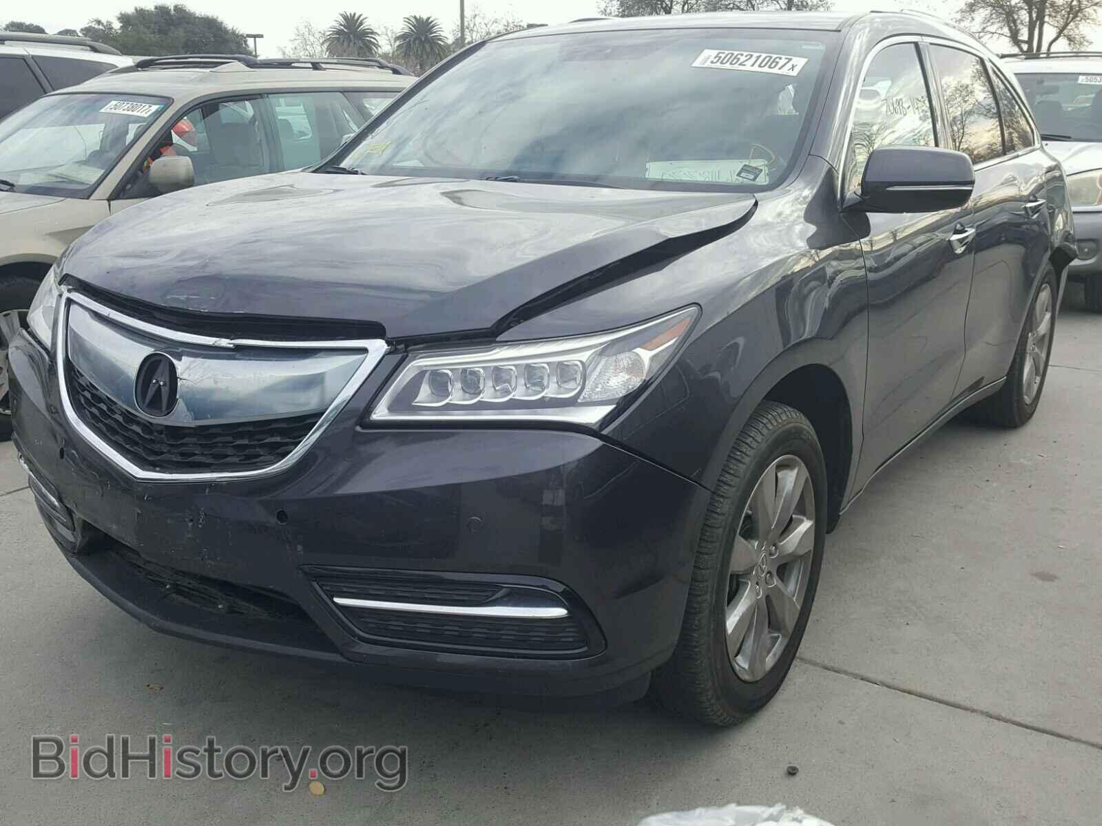 2014 ACURA MDX - VIN: 5FRYD4H80EB028249 - Фото 2