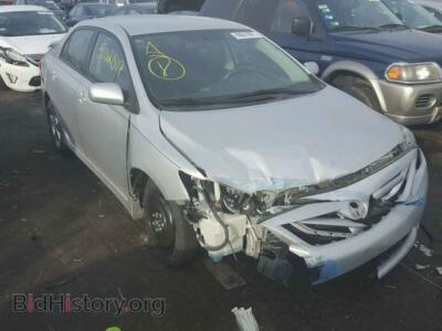 2013 Toyota COROLLA BA, серебристый — VIN 5YFBU4EE0DP106985, Copart