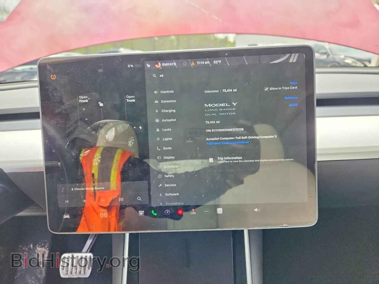 2021 TESLA MODEL Y - VIN: 5YJYGDEE0MF072138 - Фото 9