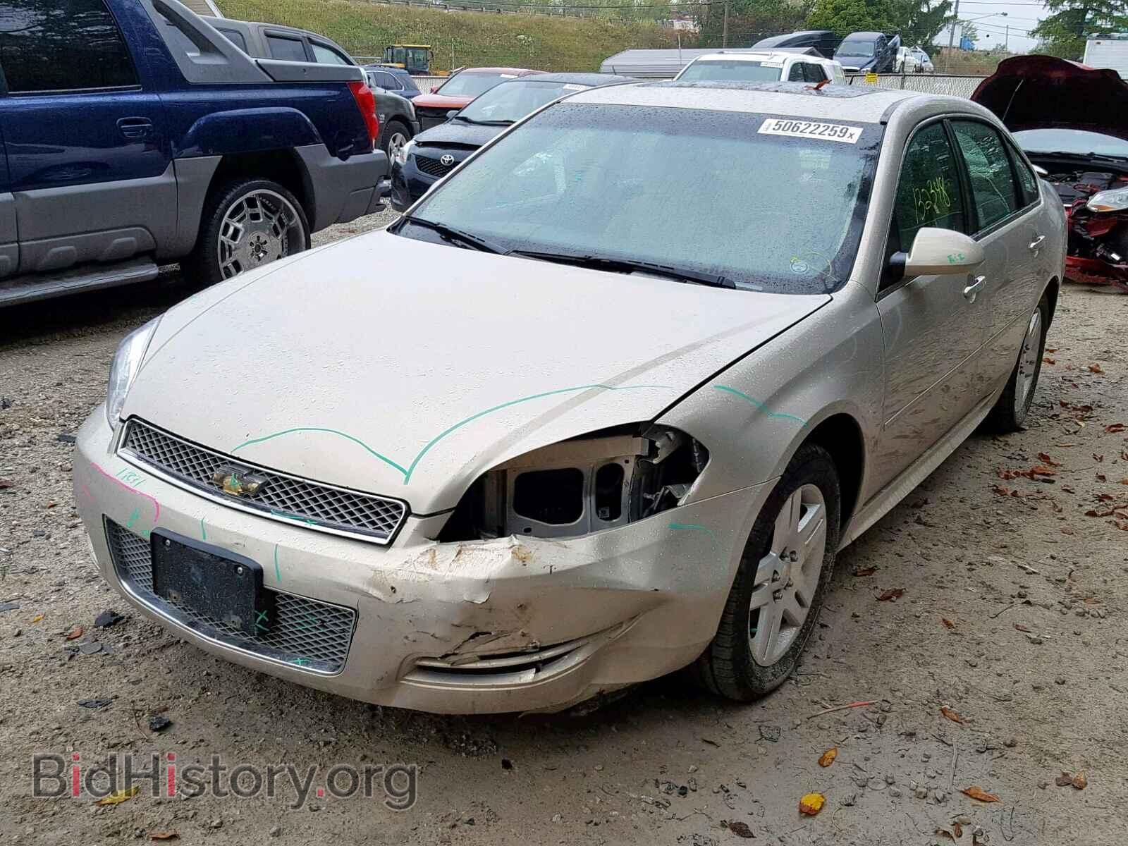 2012 CHEVROLET IMPALA - VIN: 2G1WB5E35C1145198 - Фото 2
