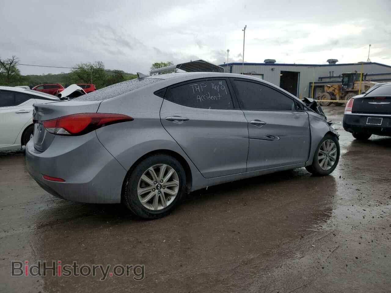 2014 HYUNDAI ELANTRA - VIN: KMHDH4AE9EU031688 - Фото 3