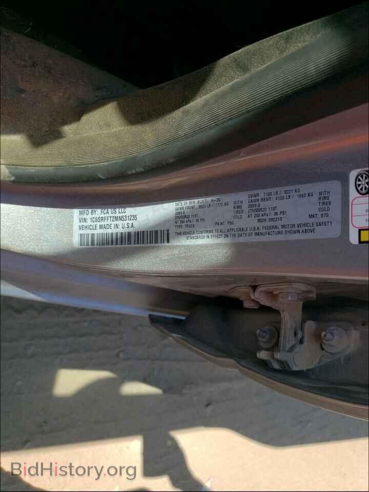 2021 RAM 1500 - VIN: 1C6SRFFT2MN531235 - Photo 10