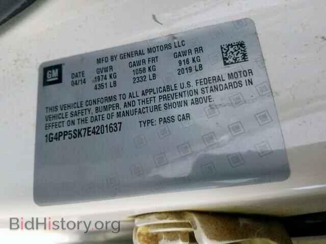 2014 BUICK VERANO - VIN: 1G4PP5SK7E4201637 - Фото 10