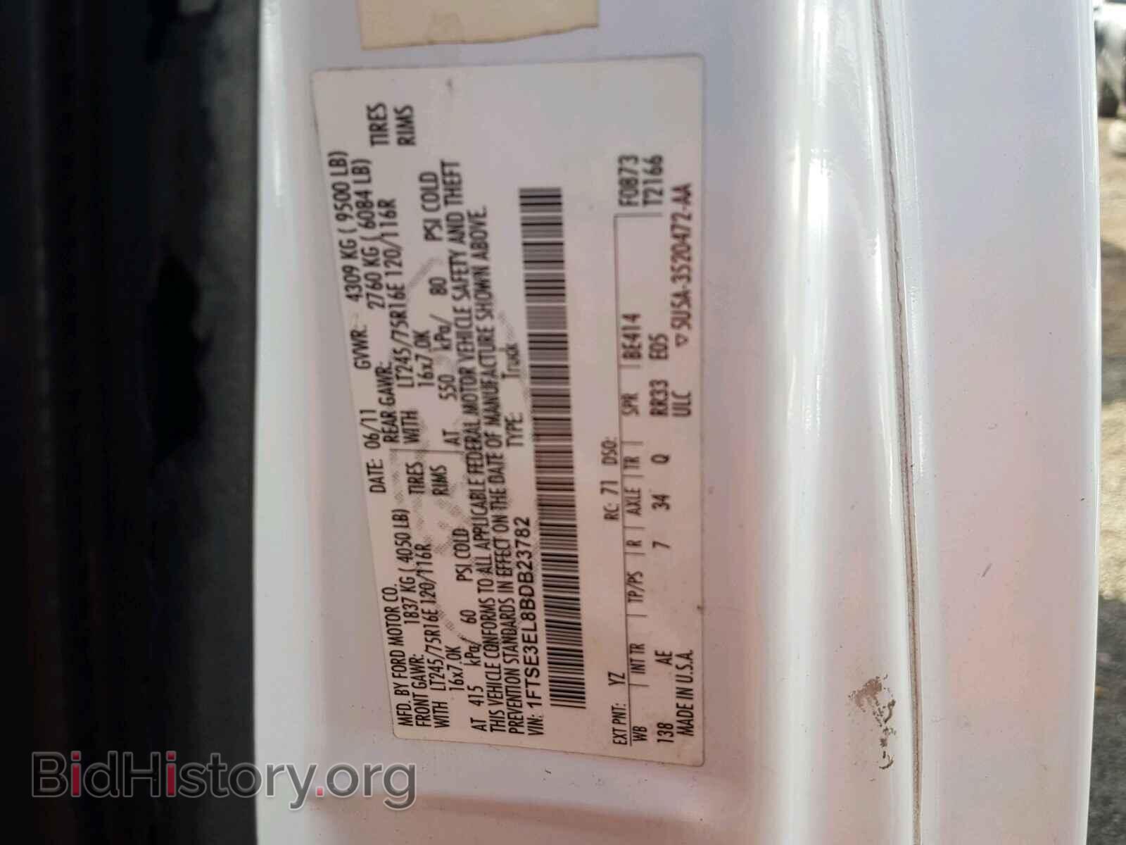 2011 FORD ECONOLINE - VIN: 1FTSE3EL8BDB23782 - Photo 10