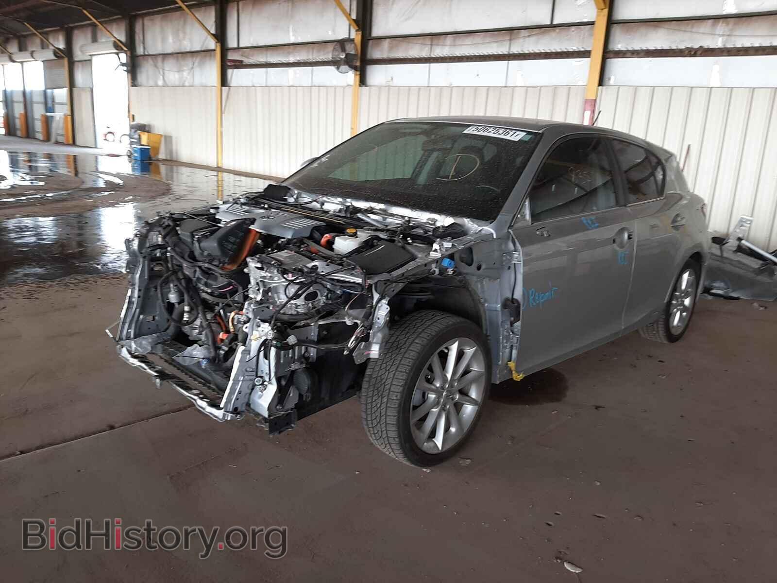2012 LEXUS CT 200 - VIN: JTHKD5BH2C2105823 - Фото 2