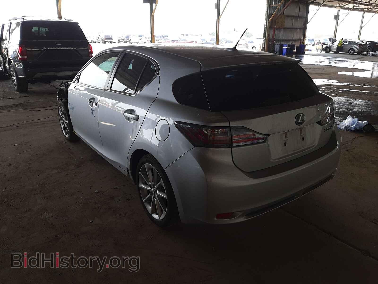 2012 LEXUS CT 200 - VIN: JTHKD5BH2C2105823 - Фото 3