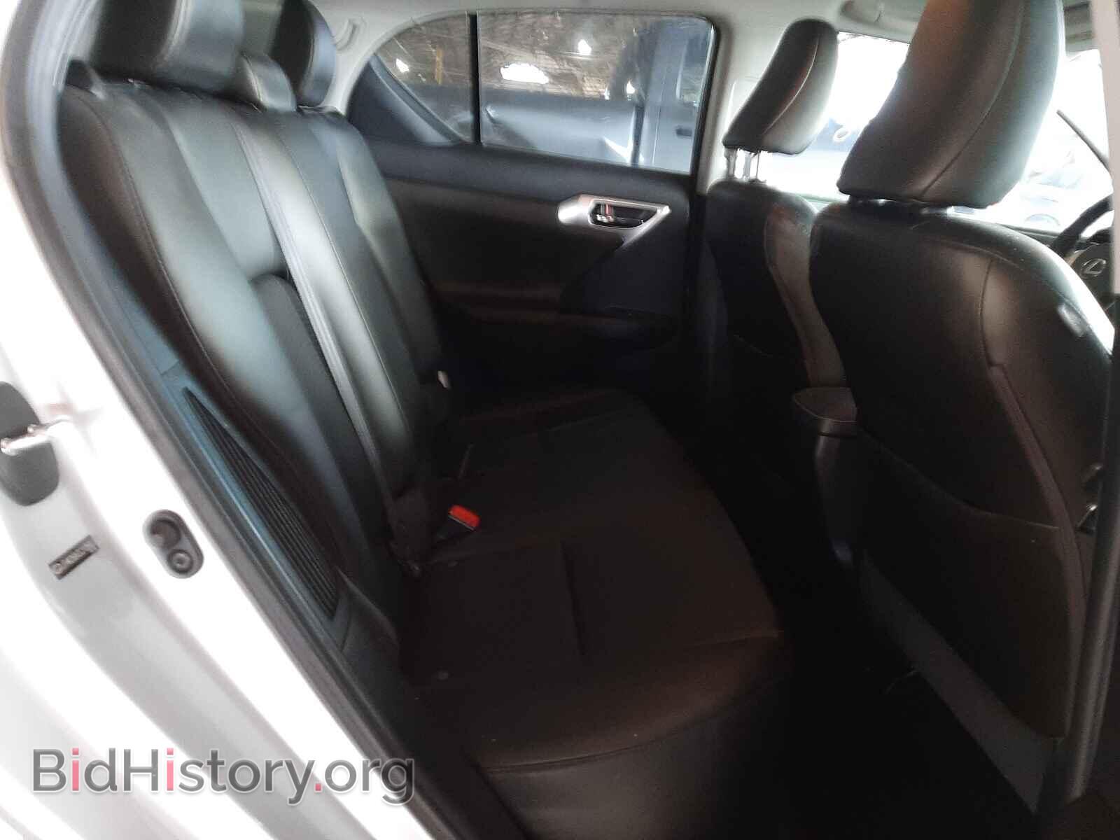 2012 LEXUS CT 200 - VIN: JTHKD5BH2C2105823 - Фото 6