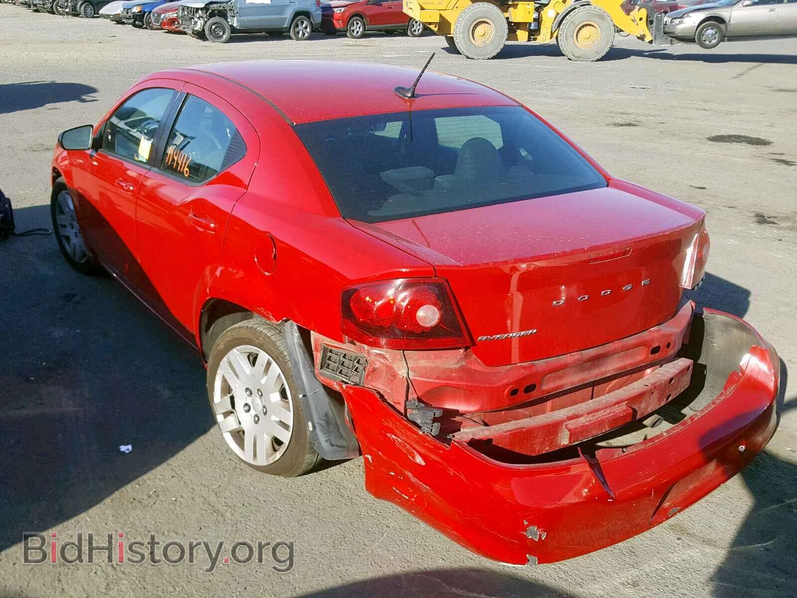 2014 DODGE AVENGER - VIN: 1C3CDZAB4EN144414 - Фото 3