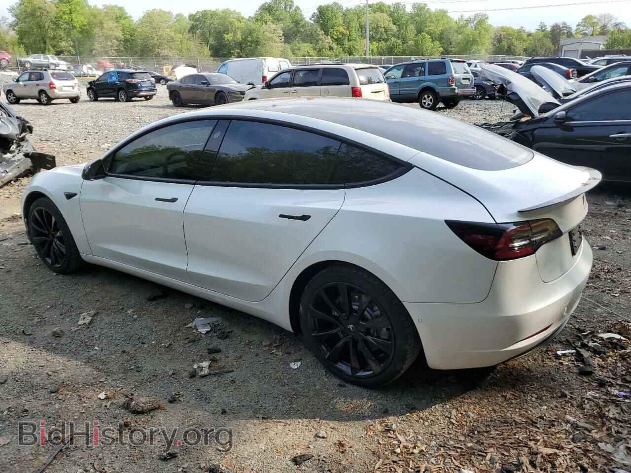 2021 TESLA MODEL 3 - VIN: 5YJ3E1EB7MF858393 - Фото 2
