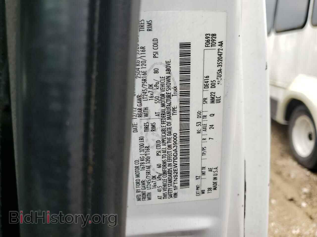 2013 FORD ECONOLINE - VIN: 1FTNS2EW7DDA39000 - Photo 13