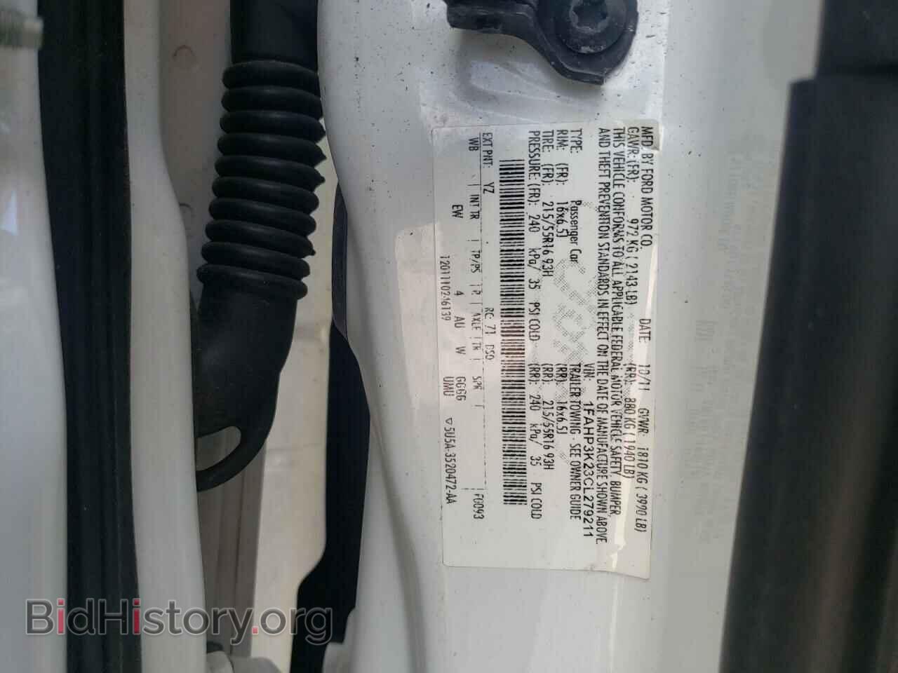 2012 FORD FOCUS - VIN: 1FAHP3K23CL279211 - Фото 10
