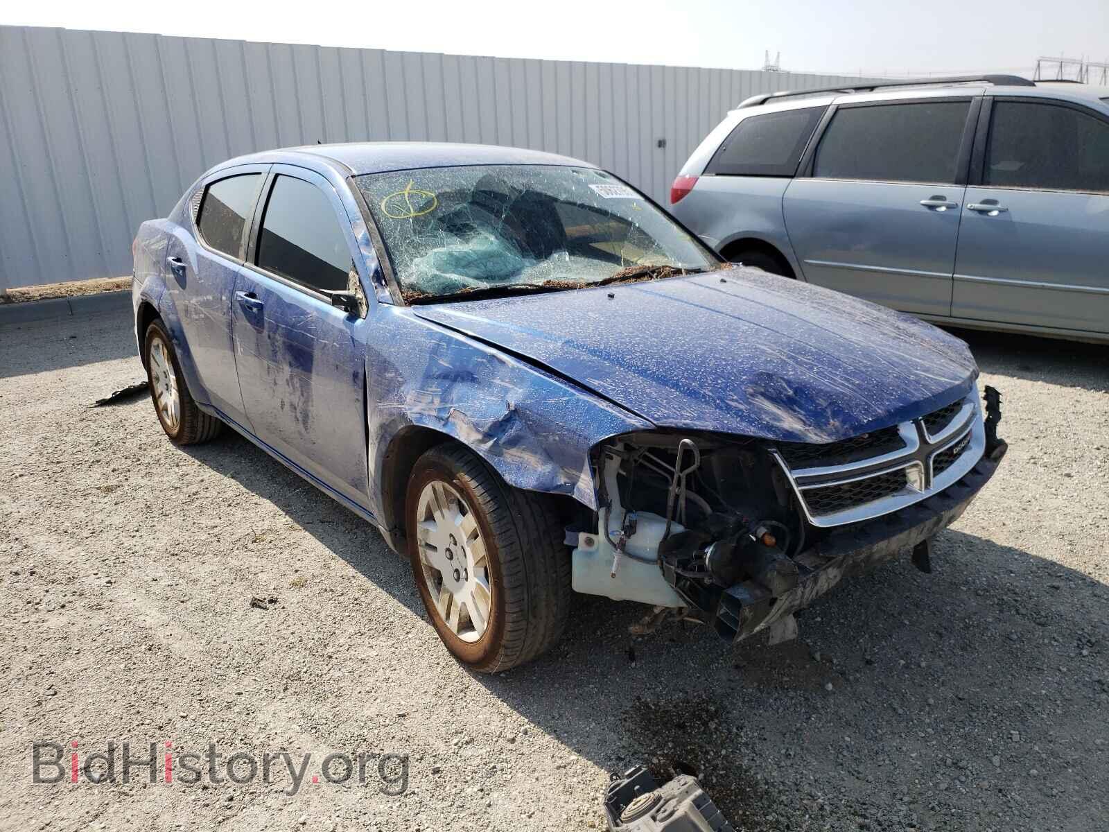 Фотография 1C3CDZAB7DN677307 - DODGE AVENGER 2013