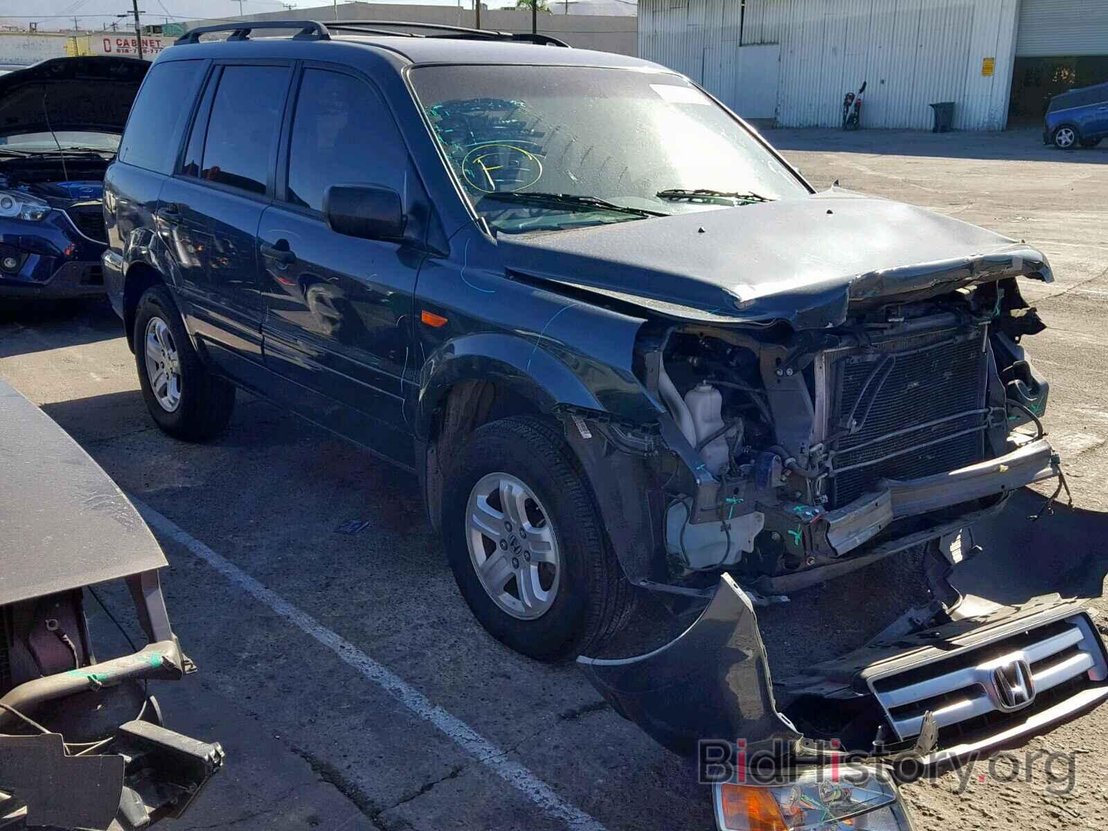 Photo 5FNYF28196B044082 - HONDA PILOT LX 2006