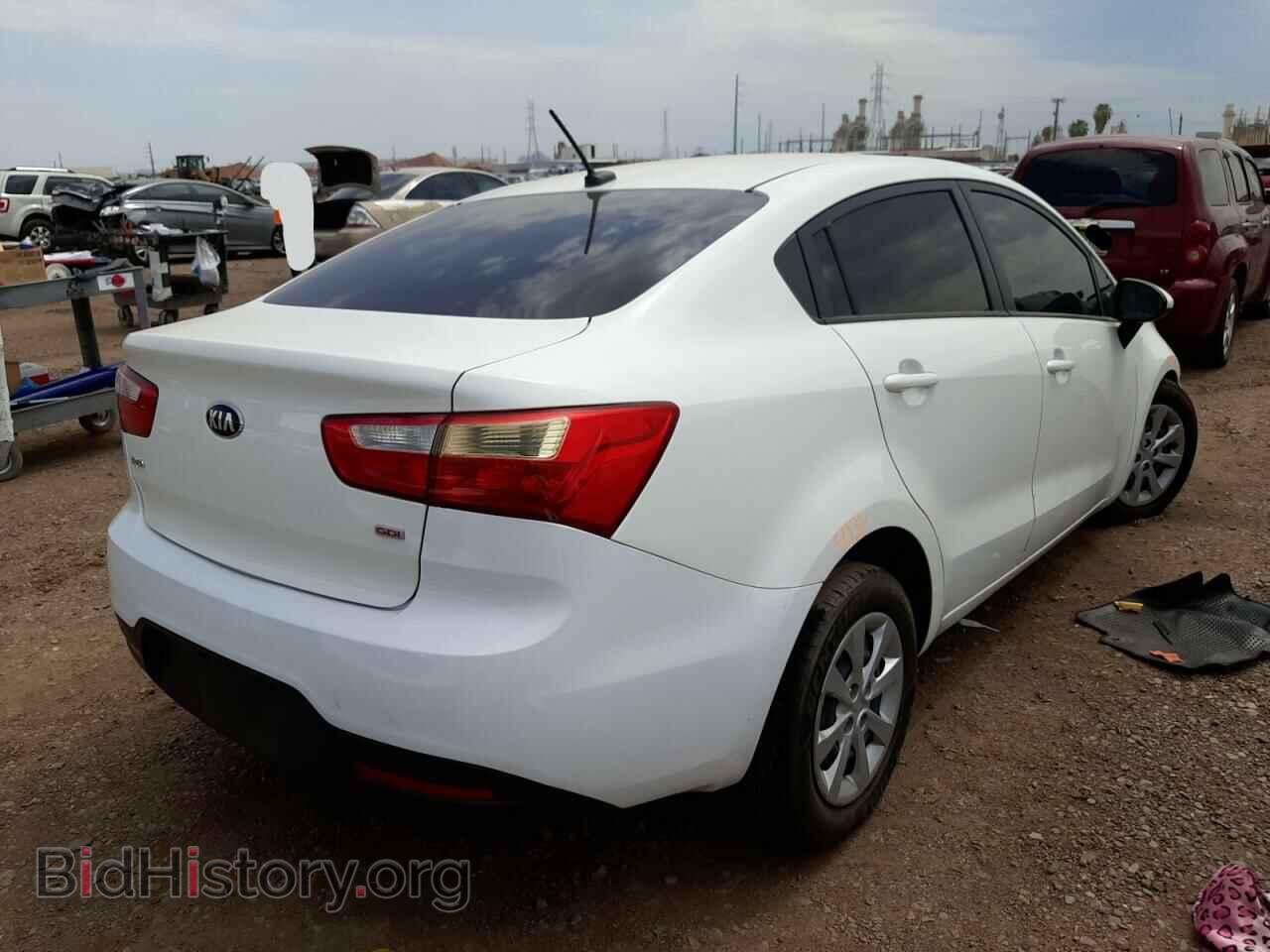 2014 KIA RIO - VIN: KNADM4A36E6327557 - Фото 4